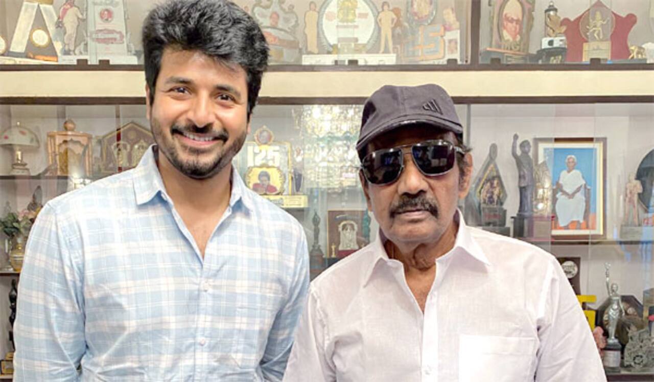கவுண்டமணி - சிவகார்த்திகேயன் திடீர் சந்திப்பு