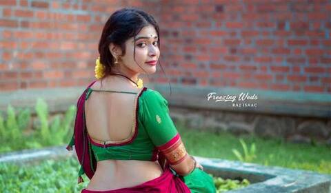 பின்னழகை காட்டி ரசிகர்களை கிறங்கடிக்கும் தர்ஷா! லேட்டஸ்ட் போட்டோஷூட்