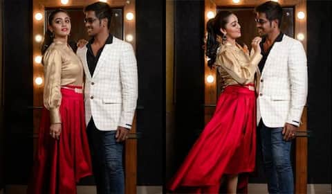 கணவருடன் காயத்ரி போட்டோஷூட் - டிரெண்டாகும் புகைப்படங்கள்