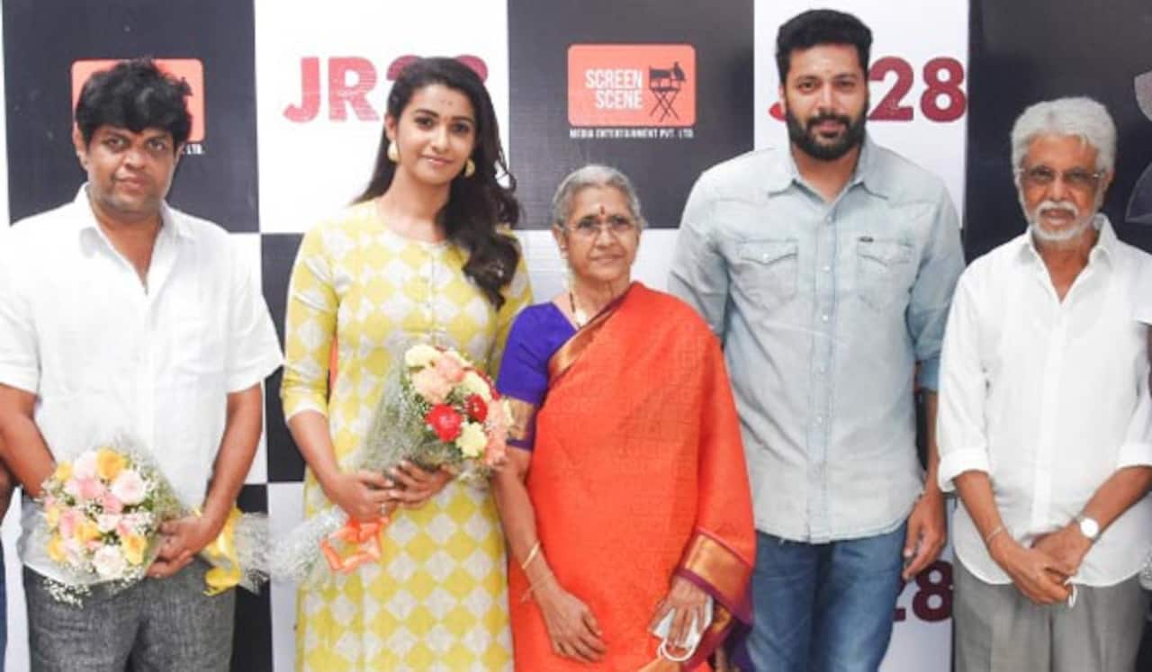 ஜெயம் ரவியின் 28வது பட படப்பிடிப்பு தொடங்கியது - பிரியா பவானி சங்கர் நாயகி