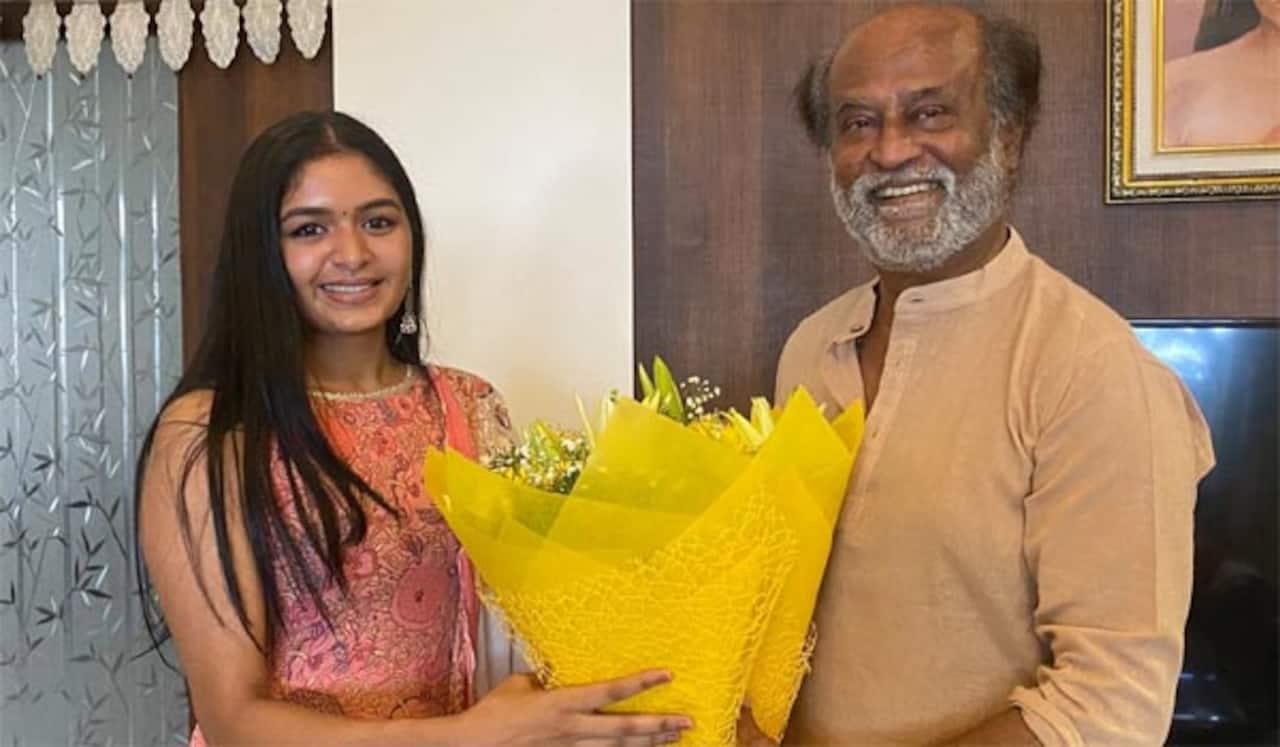 ரஜினியை சந்தித்து ஆசி பெற்ற ஷங்கர் மகள்