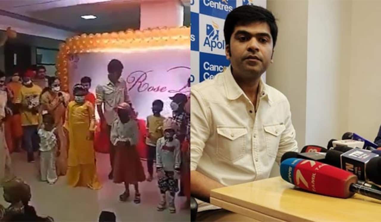 புற்றுநோய் குழந்தைகளுக்கு தைரியம் கொடுத்த சிம்பு