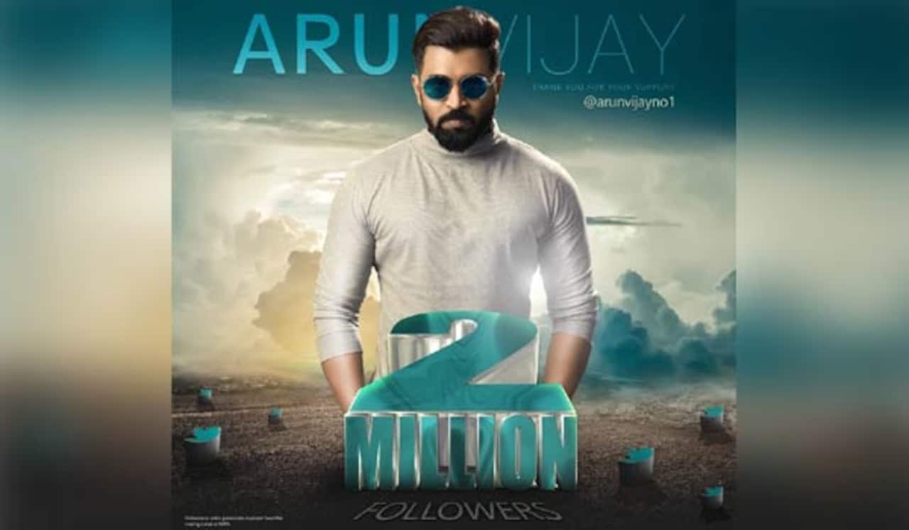 அருண் விஜய்க்கு 2 மில்லியன் ரசிகர்கள்