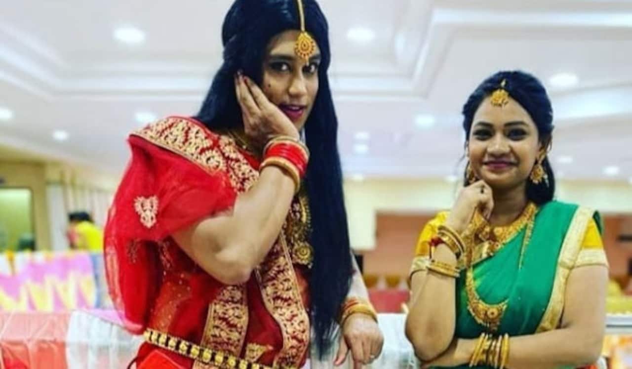 பெண் வேடம் போட்ட சீரியல் நடிகர் : வைரலாகும் புகைப்படங்கள்