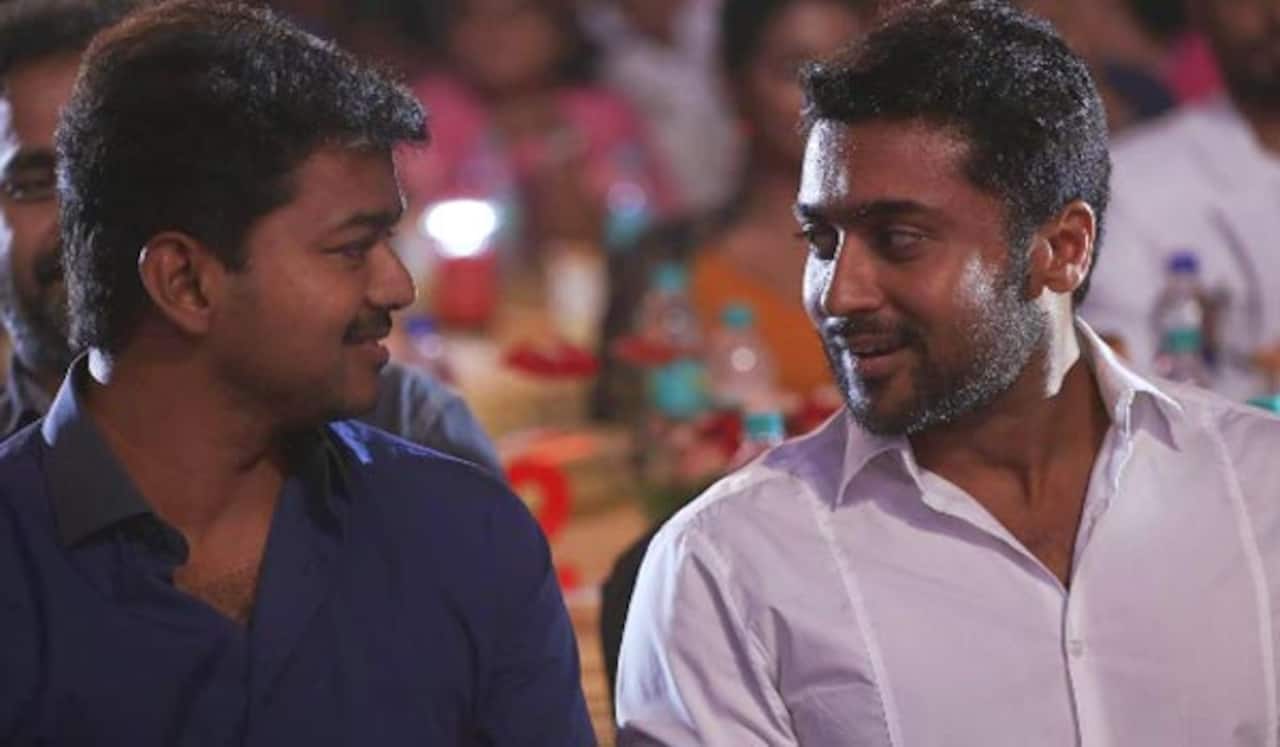 நீண்ட இடைவெளிக்குப்பின் விஜய் - சூர்யா சந்திப்பு