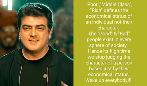 அஜித்தின் வாட்ஸ்ஆப் ஸ்டேட்டஸ்; இணையத்தில் வைரல்