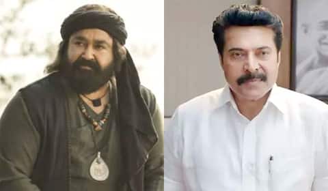 மரைக்காயர் வெளியீடு - மோகன்லாலுக்கு மம்முட்டி வாழ்த்து