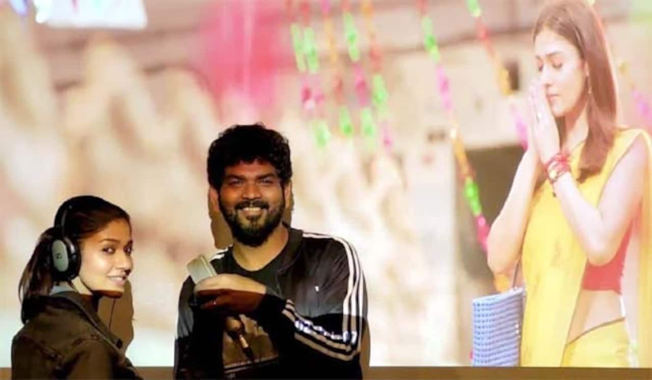 காதலர் எழுதிய வசனத்தை டப்பிங் பேசும் நயன்தாரா