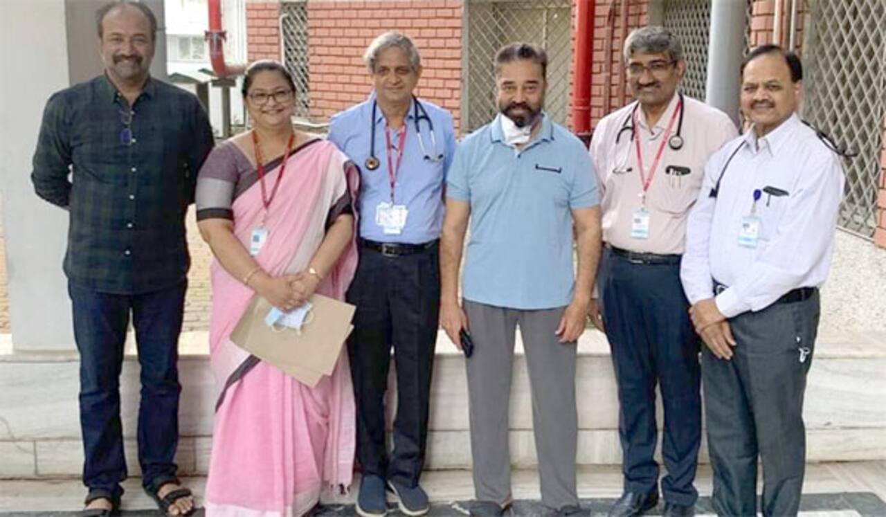 கொரோனாவிலிருந்து மீண்ட கமல்ஹாசன் வீடு திரும்பினார் - அன்பு கரைசேர்த்ததாக நெகிழ்ச்சி