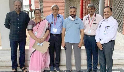 கொரோனாவிலிருந்து மீண்ட கமல்ஹாசன் வீடு திரும்பினார் - அன்பு கரைசேர்த்ததாக நெகிழ்ச்சி