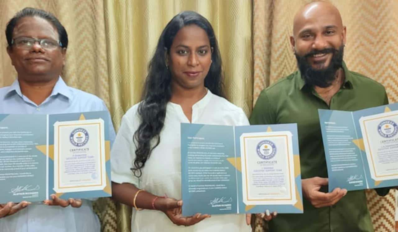 டான்ஸ் மாஸ்டர் ராதிகா கின்னஸ் சாதனை