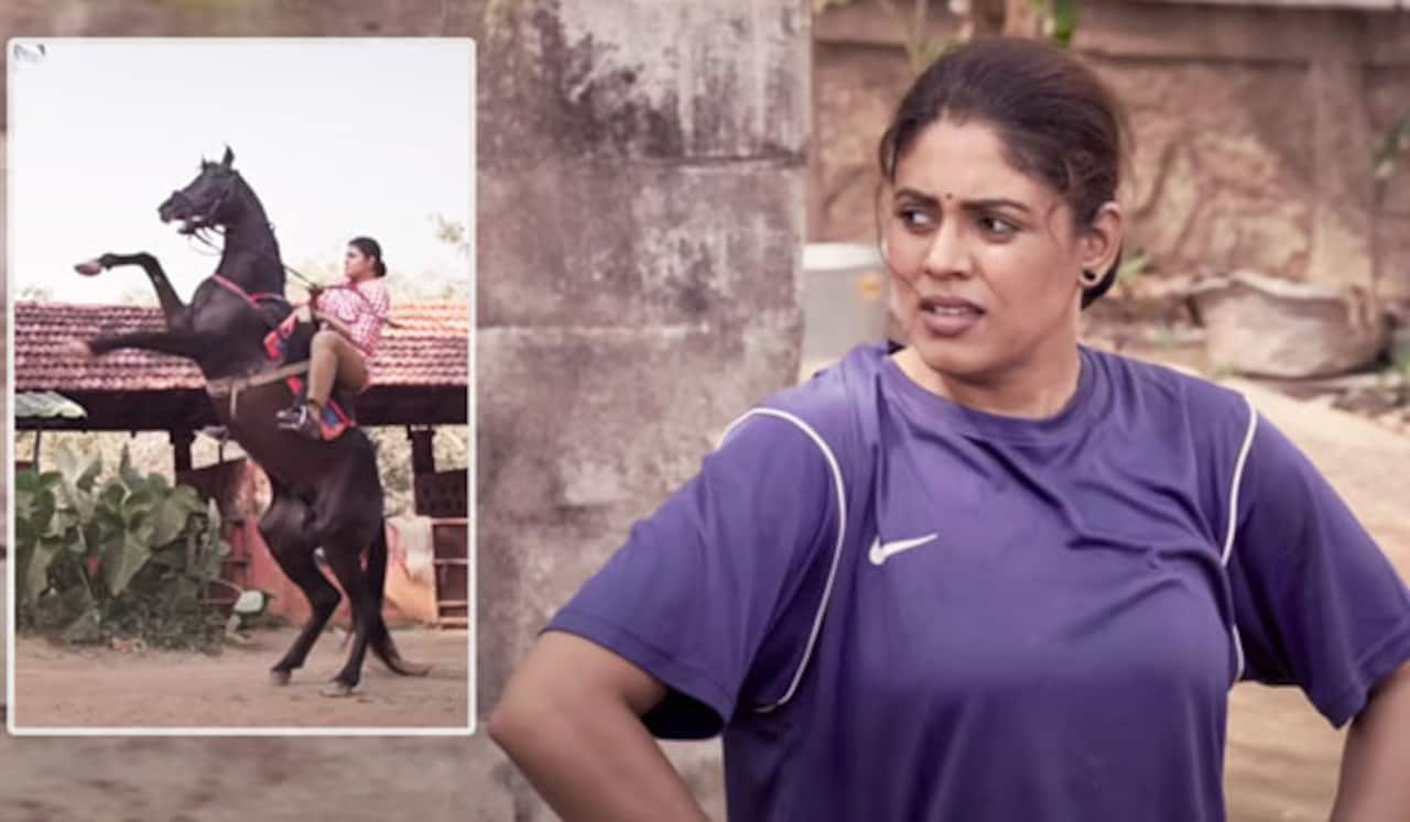குதிரைப்படை கான்ஸ்டபிளாக நடித்த இனியா