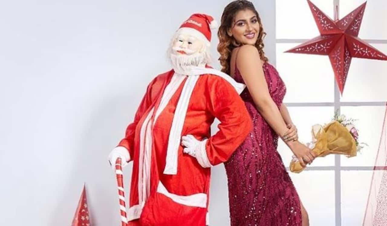 யாஷிகா ஆனந்தின் கிறிஸ்துமஸ் போட்டோஷூட்