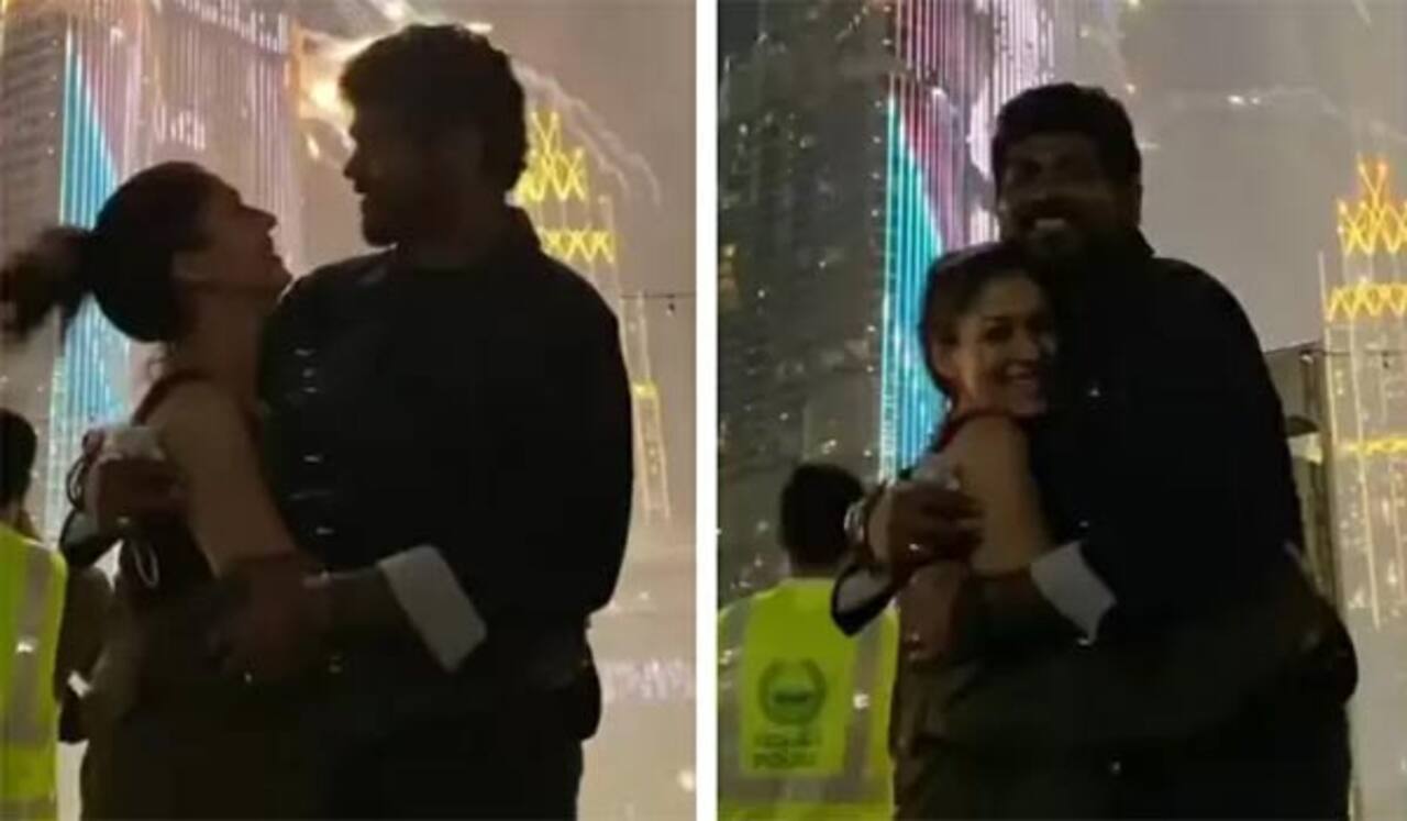 துபாயில் புத்தாண்டு கொண்டாடிய விக்னேஷ் சிவன் - நயன்தாரா