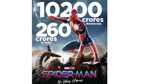 ஸ்டைபர் மேன் நோ வே ஹோம் - உலக அளவில் ரூ.10200 கோடி வசூல்