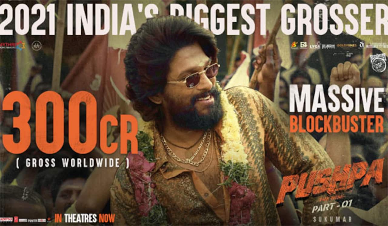 அல்லு அர்ஜுனின் புஷ்பா ரூ.300 கோடி வசூல் சாதனை