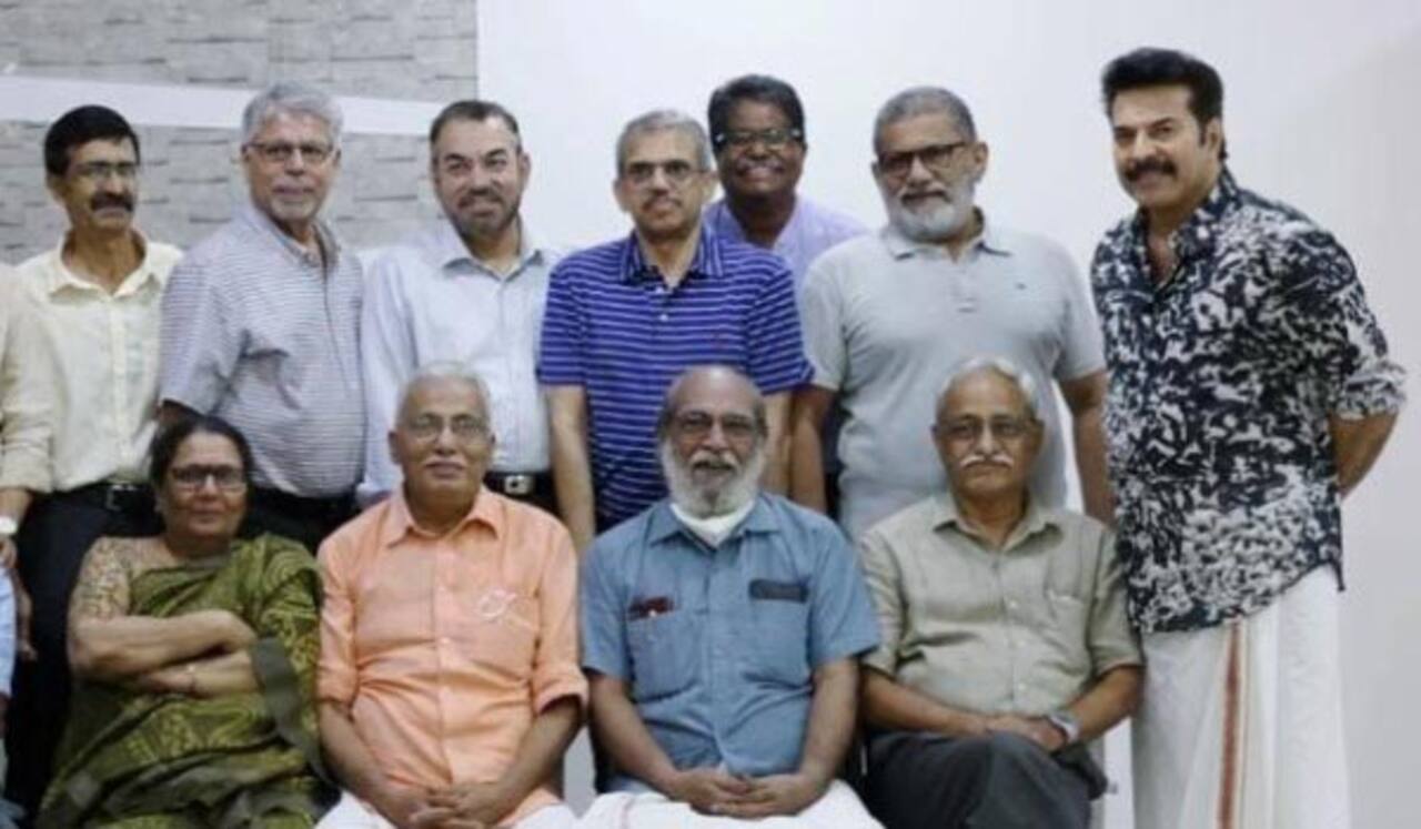 கல்லூரி நண்பர்கள் சந்திப்பில் மம்முட்டி