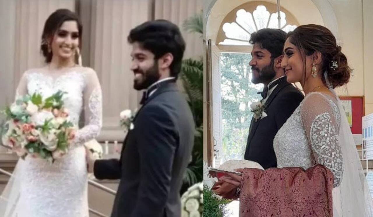 காதலனை மணந்த பிகில் பட நாயகி