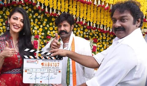 என்.டி.பாலகிருஷ்ணா- ஸ்ருதிஹாசன் புதிய படம் தொடங்கியது
