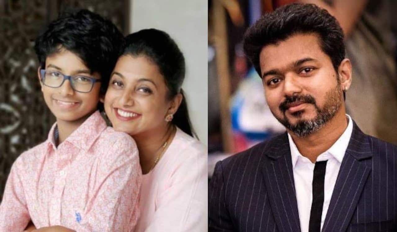 விஜய்க்காக 100 மெயில் கணக்குகள் துவங்கிய நடிகை ரோஜாவின் மகன்