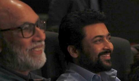 சூர்யாவுக்கு புரட்சி நாயகன் பட்டம் கொடுத்த சத்யராஜ்