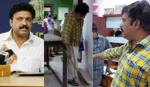 அரசு மருத்துவமனையை பெருக்கி சுத்தப்படுத்திய எம்எல்ஏ நடிகர்
