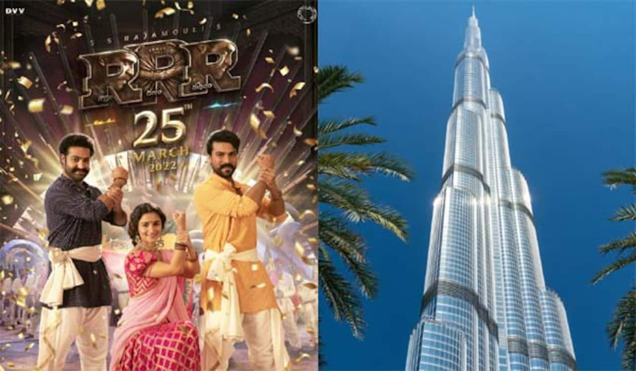 துபாய் புர்ஜ் கலிபாவில் ஆர்ஆர்ஆர் விழா