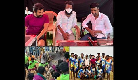 வாடிவாசல் - டெஸ்ட் ஷுட்டில் சூரி