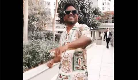 ஜாலியோ ஜிம்கானா பாடலுக்கு நடனமாடிய யுவன்