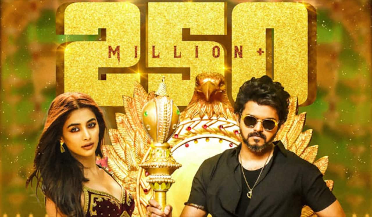250 மில்லியன் பார்வைகளை கடந்த அரபிக் குத்து பாடல்