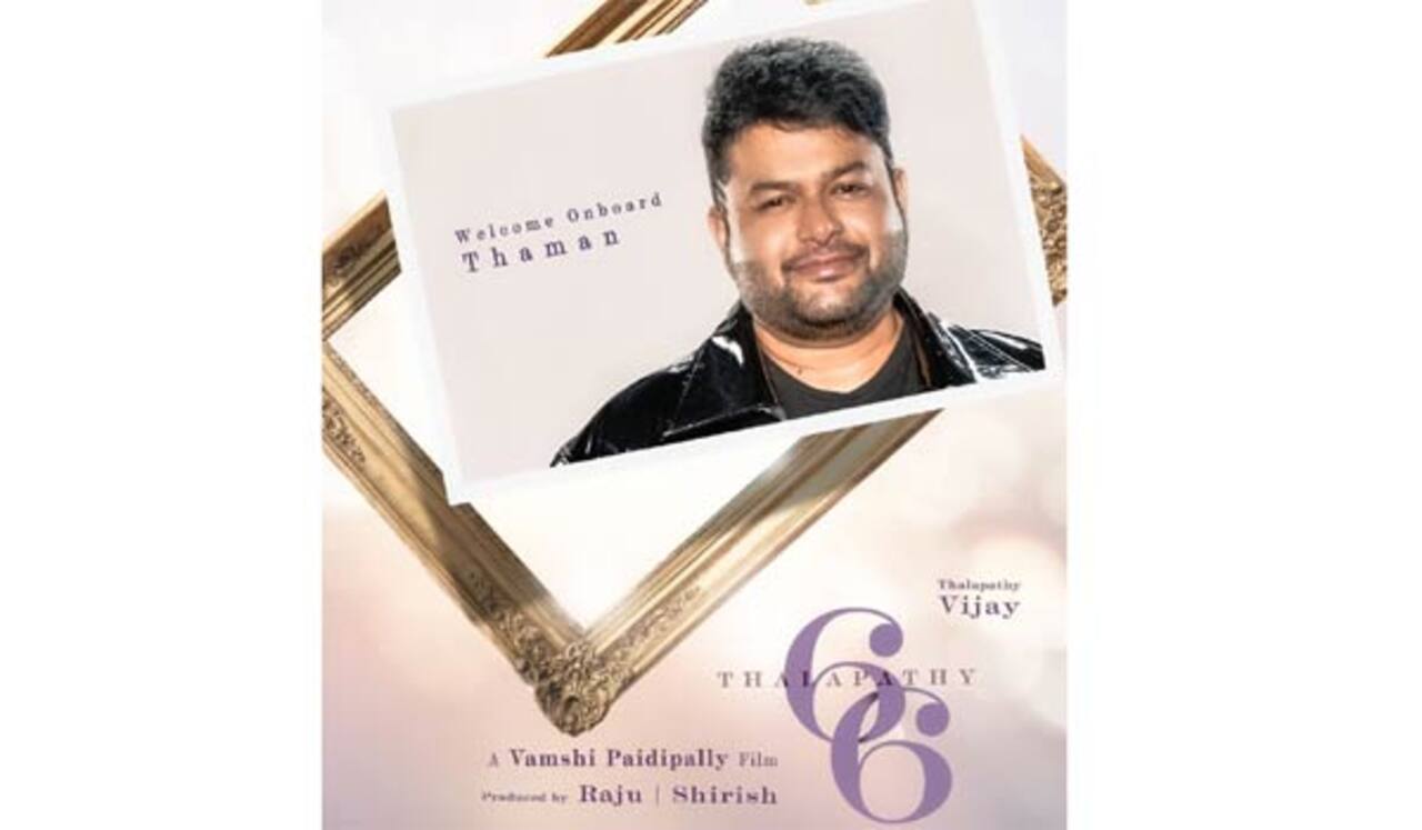 விஜய் 66 - 6 பால் 6 சிக்ஸ்…. இசையமைப்பாளர் தமன் மகிழ்ச்சி