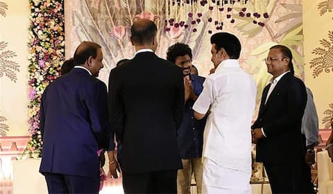 திருமண விழாவில் முதல்வர் ஸ்டாலின் - நடிகர் விஜய் சந்திப்பு