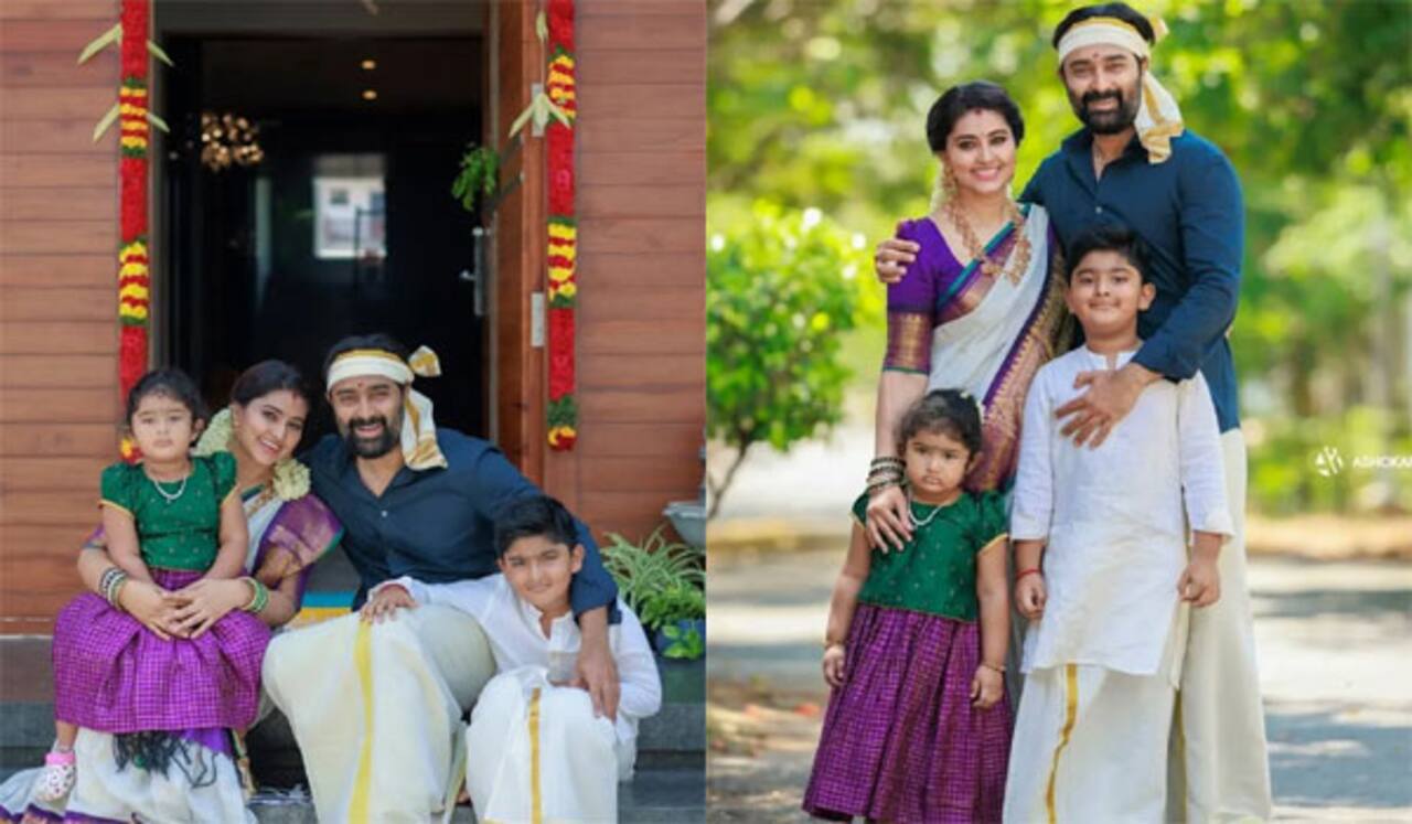 சினேகா - பிரசன்னாவின் தமிழ் புத்தாண்டு கொண்ட்டாட்டம்
