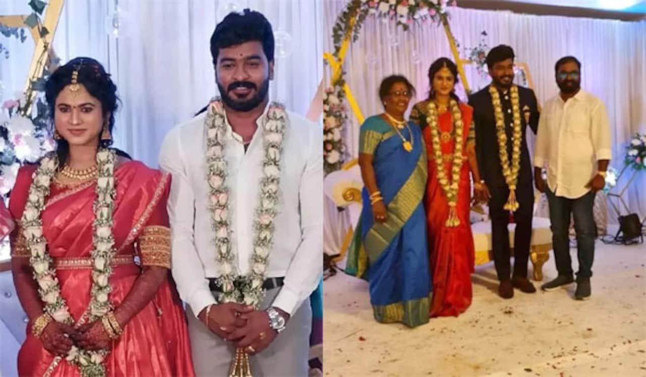 நவீன் - கண்மணி நிச்சயதார்த்த புகைப்படங்கள் வைரல்