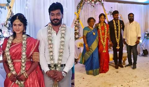 நவீன் - கண்மணி நிச்சயதார்த்த புகைப்படங்கள் வைரல்