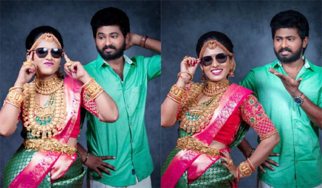 திருமண கோலத்தில் வீஜே தீபிகா - சரவண விக்ரமின் போட்டோஷூட்