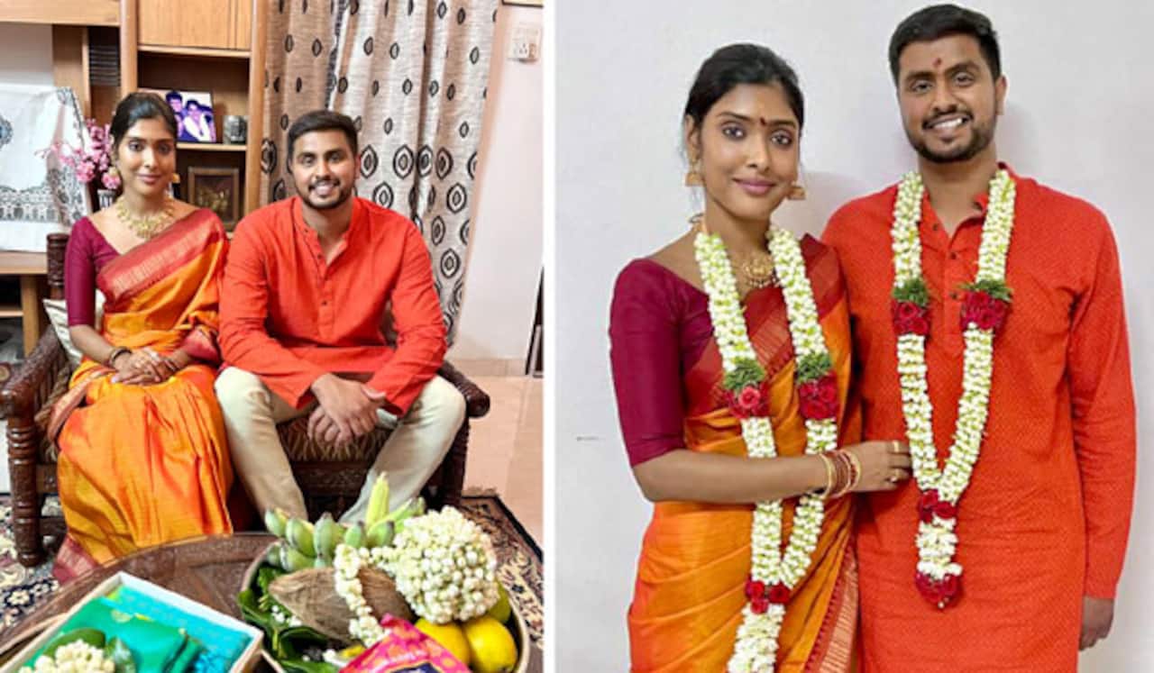 காயத்ரி ரெட்டிக்கு நிச்சயதார்த்தம்: எளிமையாக நடந்தது