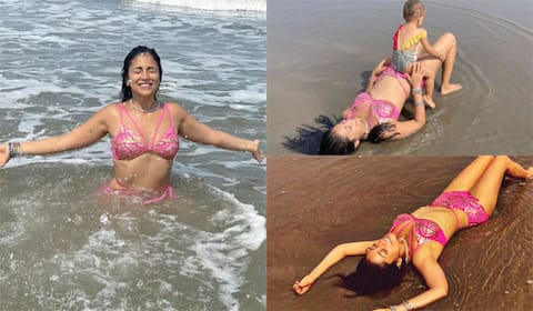 மாலத் தீவு இல்லை, கோவாவில்…ஸ்ரேயாவின் பிகினி ஷுட்