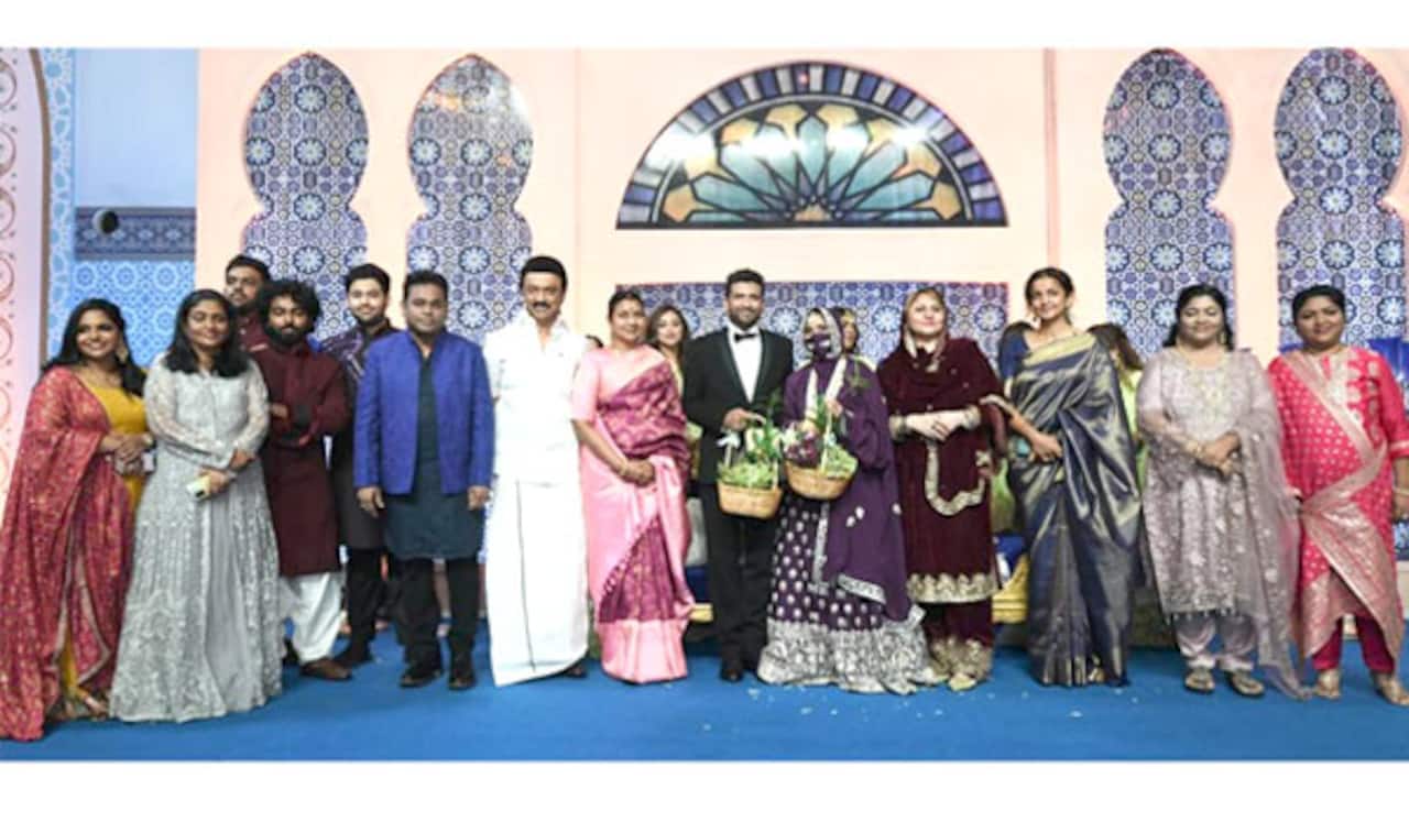 ஏ.ஆர்.ரஹ்மான் மகள் திருமண வரவேற்பு : முதல்வர் ஸ்டாலின் பங்கேற்பு