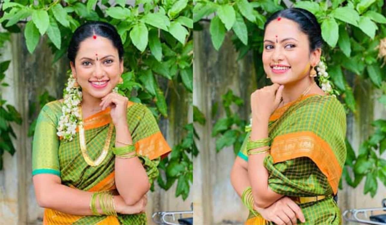 மடிசாரு மாமியாக மாறிய மதுமிதா!