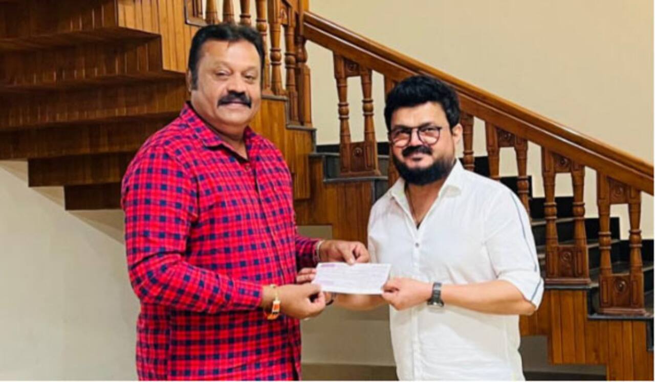 மிமிக்ரி கலைஞர்கள் சங்கத்திற்கு நன்கொடை வழங்கிய சுரேஷ்கோபி