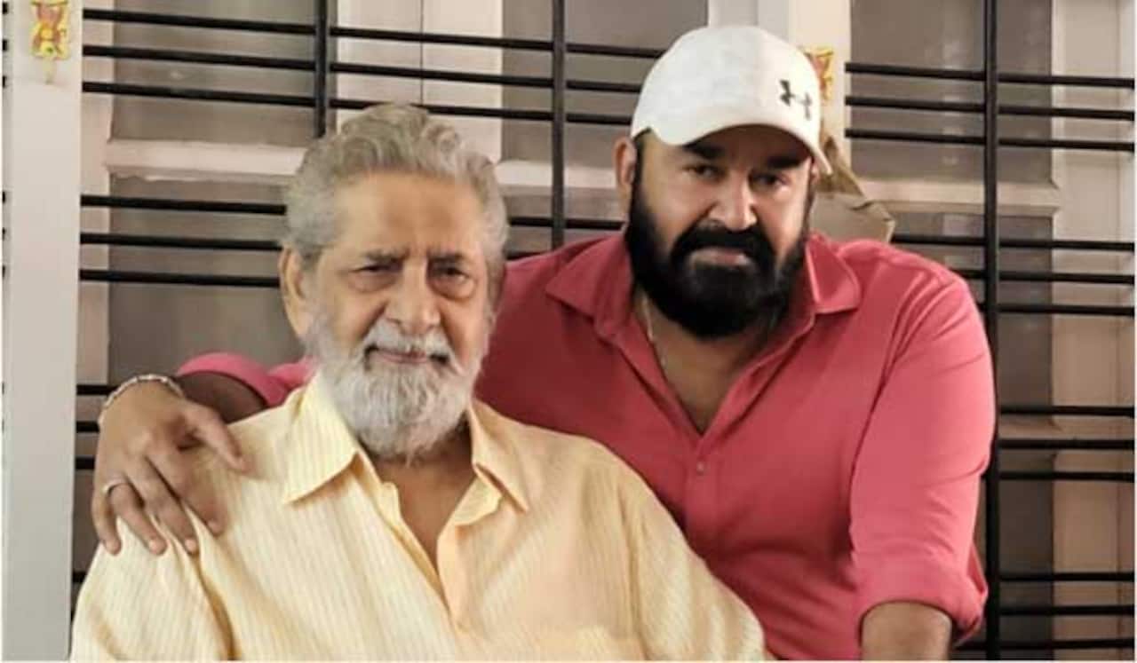 தந்தையர் தினத்தில் நடிகர் மதுவை சந்தித்த மோகன்லால்