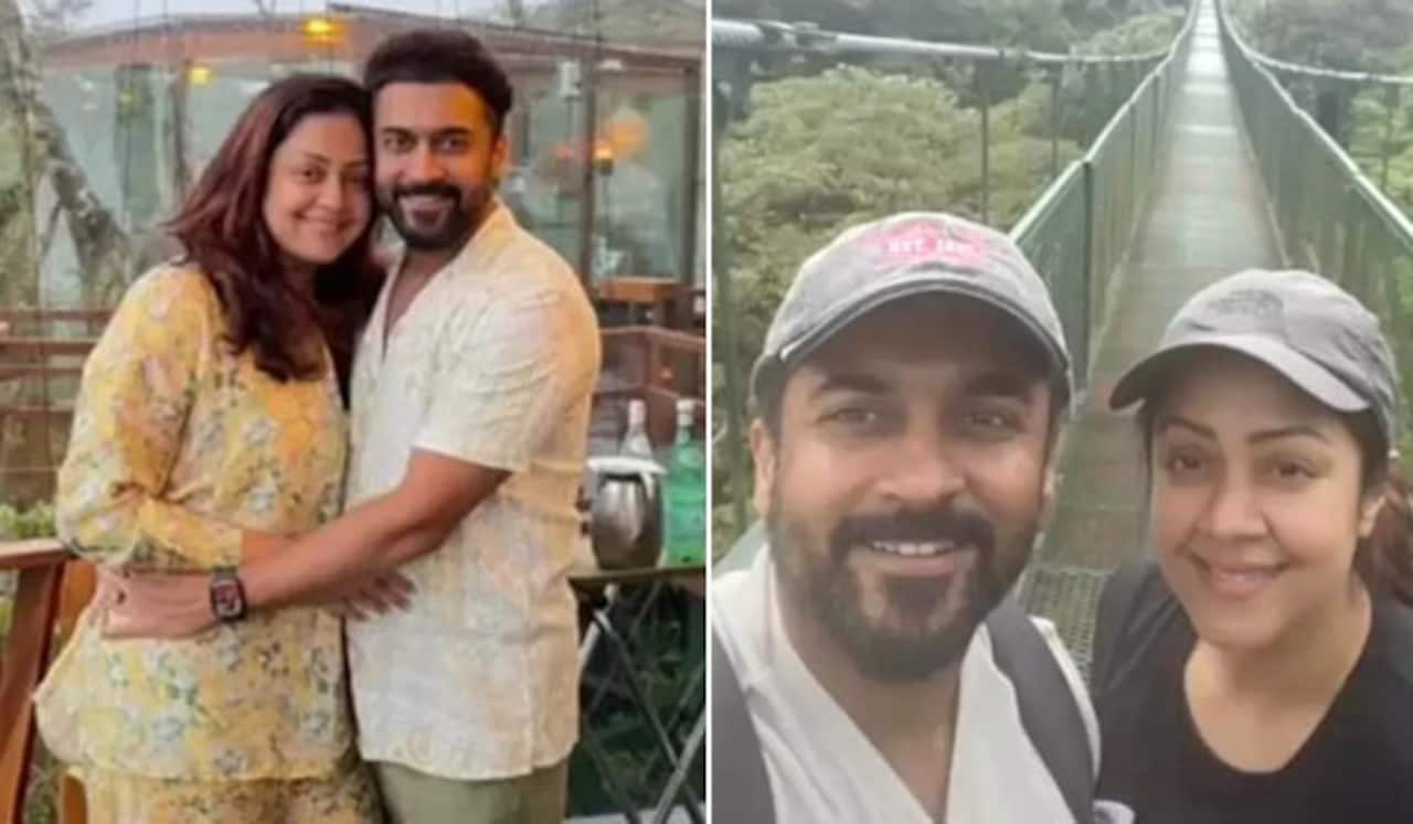 வைரலாகும் சூர்யா, ஜோதிகாவின் சுற்றுலா புகைப்படங்கள்