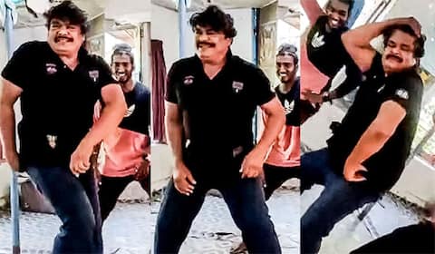 சக்கு சக்கு வத்திக்குச்சி பாடலுக்கு மீண்டும் நடனம் ஆடிய மன்சூர் அலிகான்