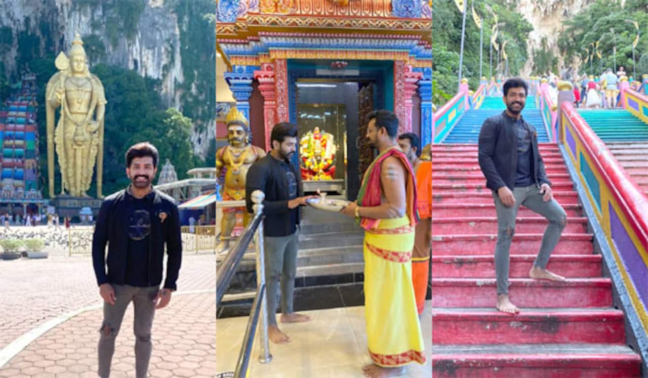 மலேசியா பத்துமலை முருகன் கோவிலில் சாமி தரிசனம் செய்த அருண் விஜய்