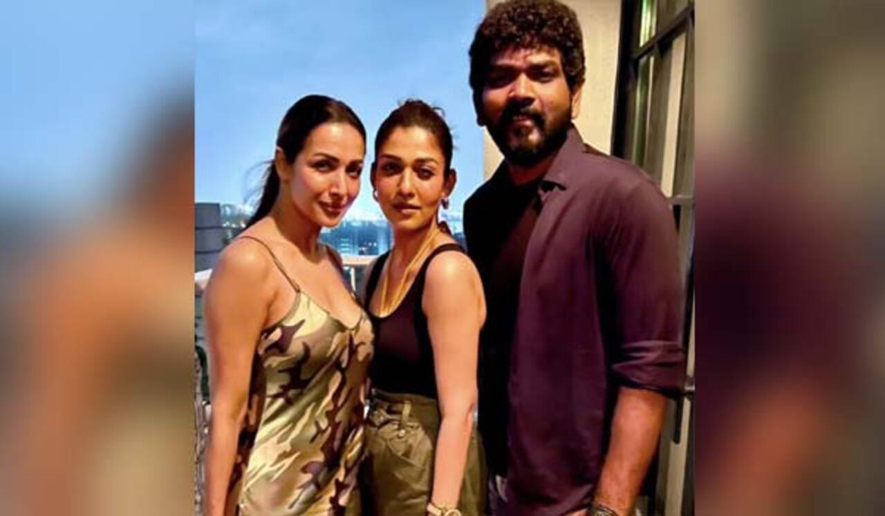 மும்பையில் பாலிவுட் நடிகை மலைகா அரோராவை சந்தித்த நயன்தாரா - விக்னேஷ் சிவன்