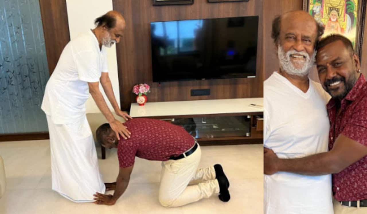 சந்திரமுகி 2 படப்பிடிப்பு துவக்கம் : ரஜினியிடம் ஆசி பெற்ற லாரன்ஸ்
