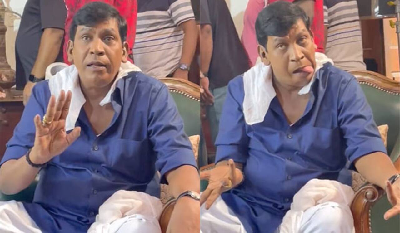 ‛சந்திரமுகி 2 படப்பிடிப்பில் வடிவேலு செய்த ‛சுறா காமெடி : வீடியோ வைரல்