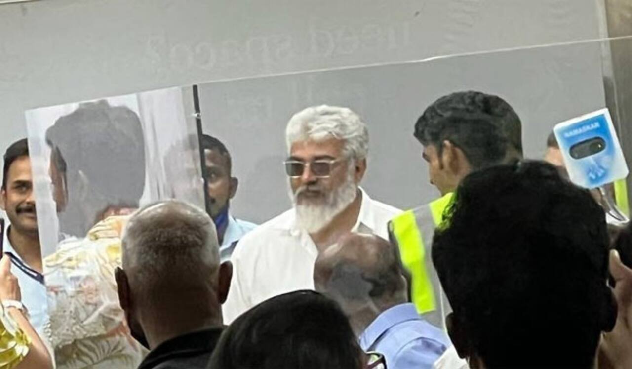 சென்னை திரும்பிய அஜித் : வைரலாகும் புகைப்படங்கள்