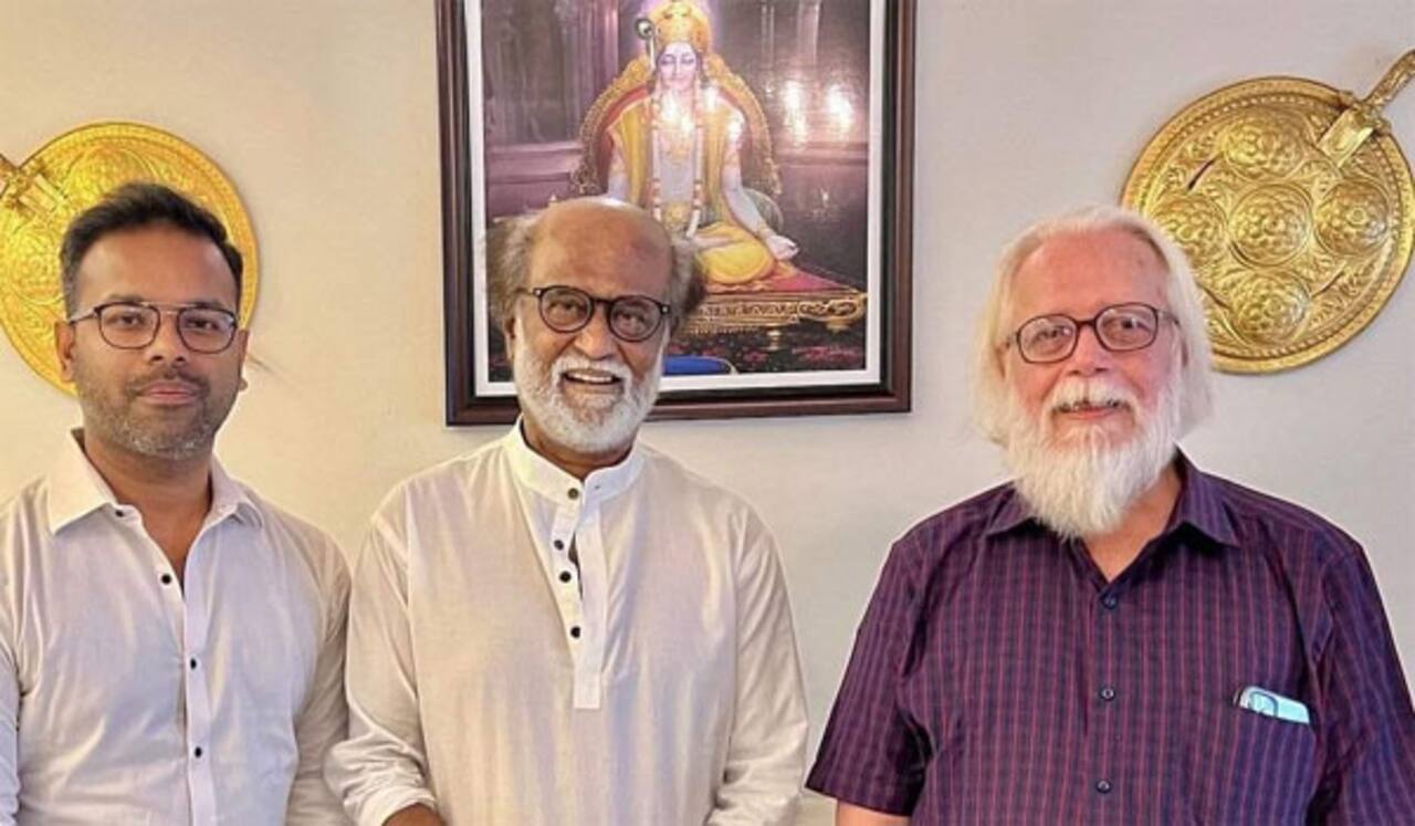 ரஜினியை சந்தித்த நம்பி நாராயணன்